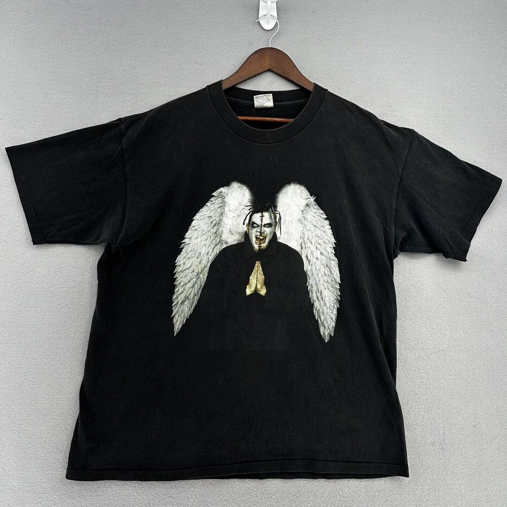 SIGNED! 2000 TWIZTID OG FREEK SHOW Black Tshirt XL ICP Insane Clown Posse VTG